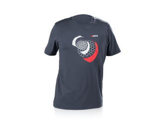 Lifestyle T-shirt Mesh Men's Blue-Grey S