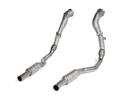 Downpipe/Link pipe set (SS) Audi  RS 6 Avant (C8) Akrapović system